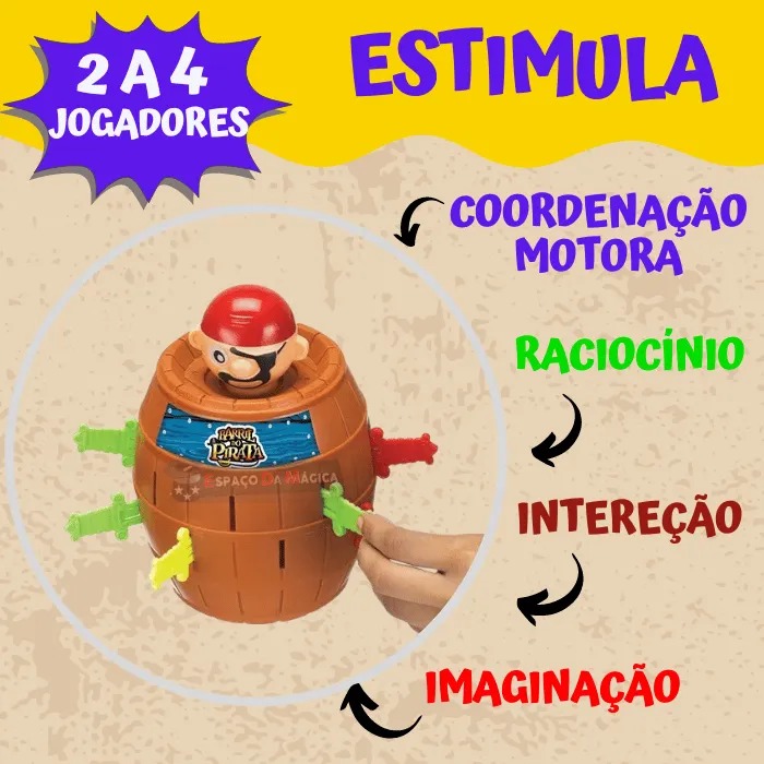 Jogo Barril Pirata – Diversão e Emoção para Todas as Idades! - Imagem 4